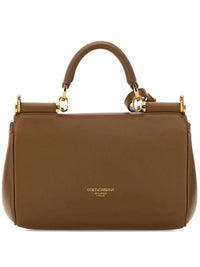 DOLCE & GABBANA Dolce & Gabbana Women My Sicily Handbag In Plongé Leather
