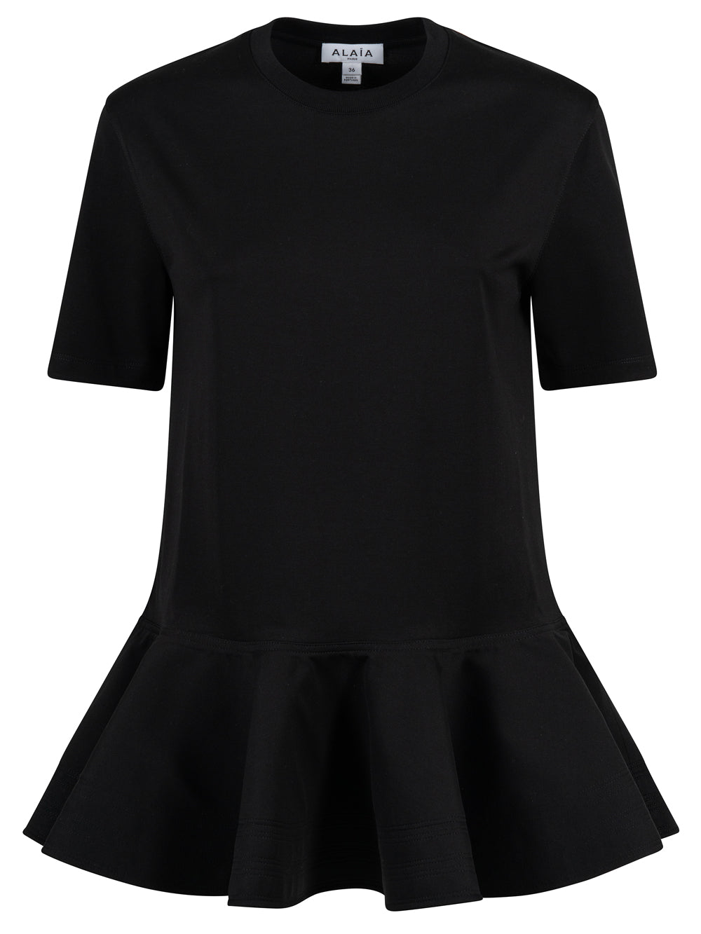 ALAÏA Cotton Jersey Crinoline T-Shirt Women