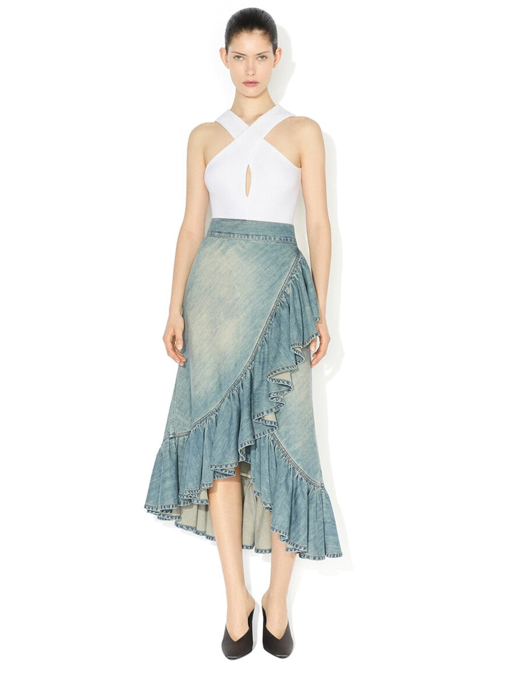 ALAÏA Ruffle Skirt Women