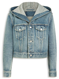 ALAIA Alaia Women Giacca In Denim Con Cappuccio