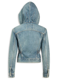 ALAIA Alaia Women Giacca In Denim Con Cappuccio