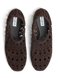 ALAIA Alaia Women Pantofole Vienne In Pelle Di Vitello Effetto Velluto