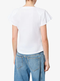 ISABEL MARANT Nadrine Draped Cotton Jersey T-Shirt Women