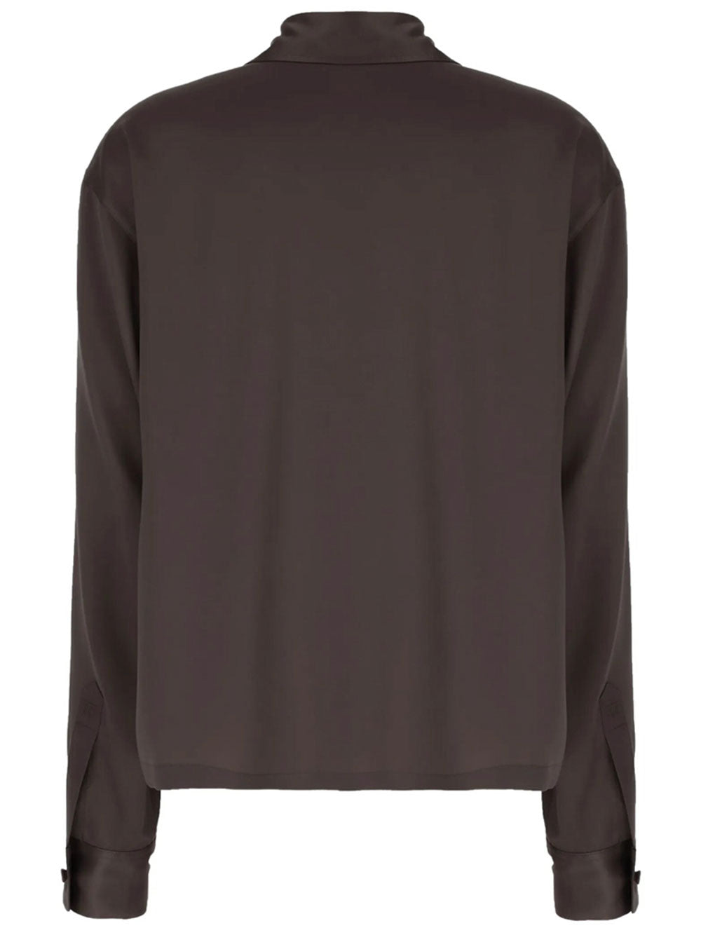 Tom Ford Women Peach-Feel Silk Satin Polo