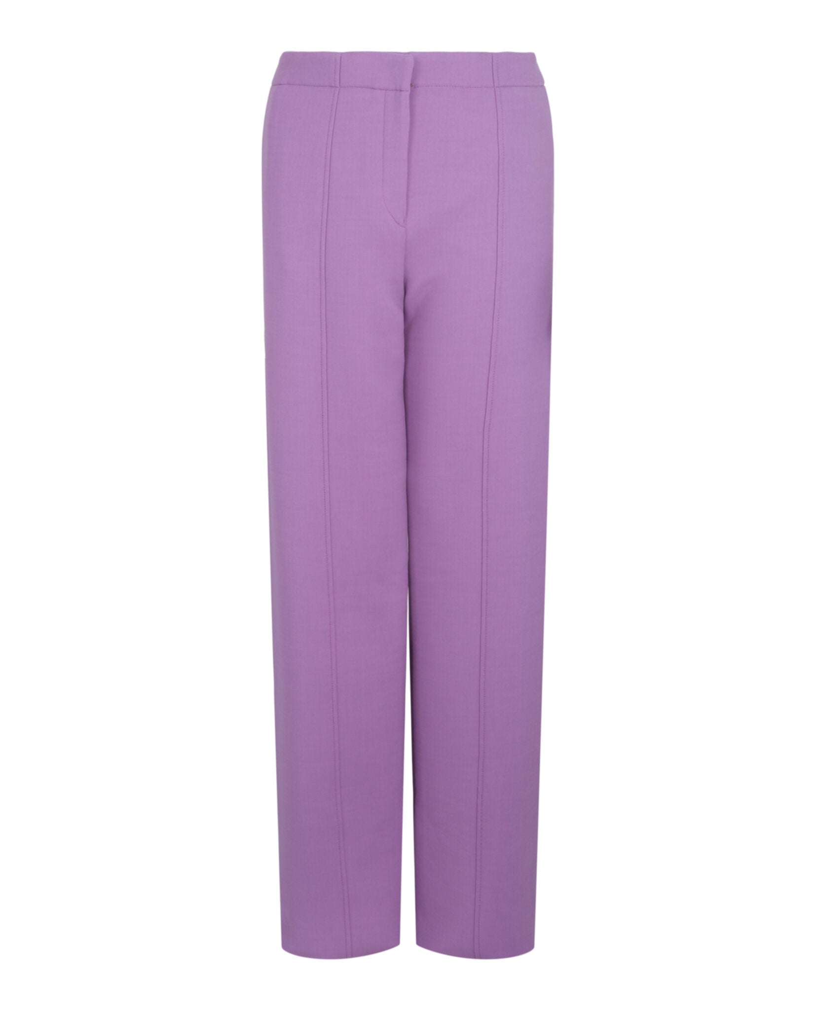 Ferragamo Womens Straight-Leg Trousers
