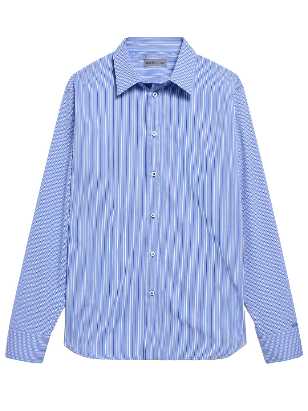 BALENCIAGA Striped Poplin Shirt In Ultrafine Technical Poplin Women