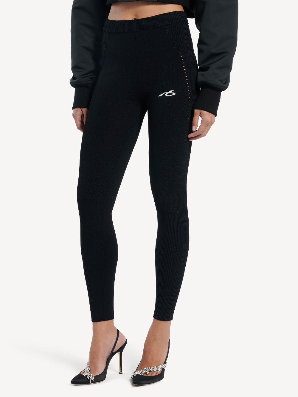BALENCIAGA Balenciaga Women Techwear Leggings In Viscose Sporty Knit