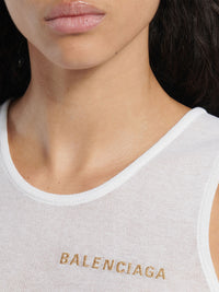 Tank Top In Light Knit Cotton Women