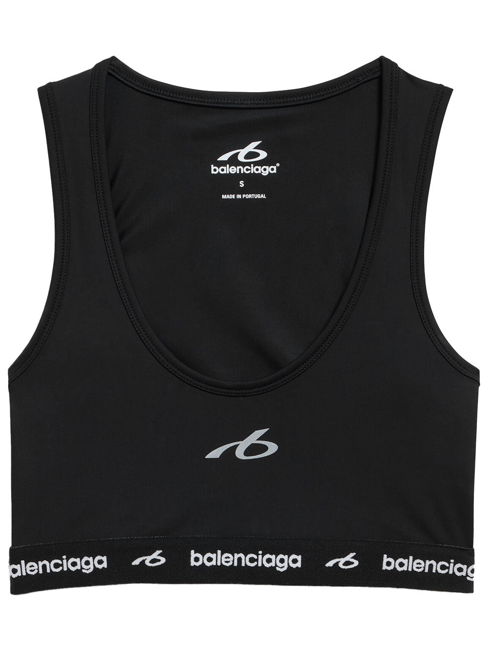BALENCIAGA Balenciaga Women Techwear Bra Tank Top In Technical Fabric