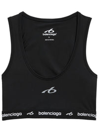 BALENCIAGA Balenciaga Women Techwear Bra Tank Top In Technical Fabric