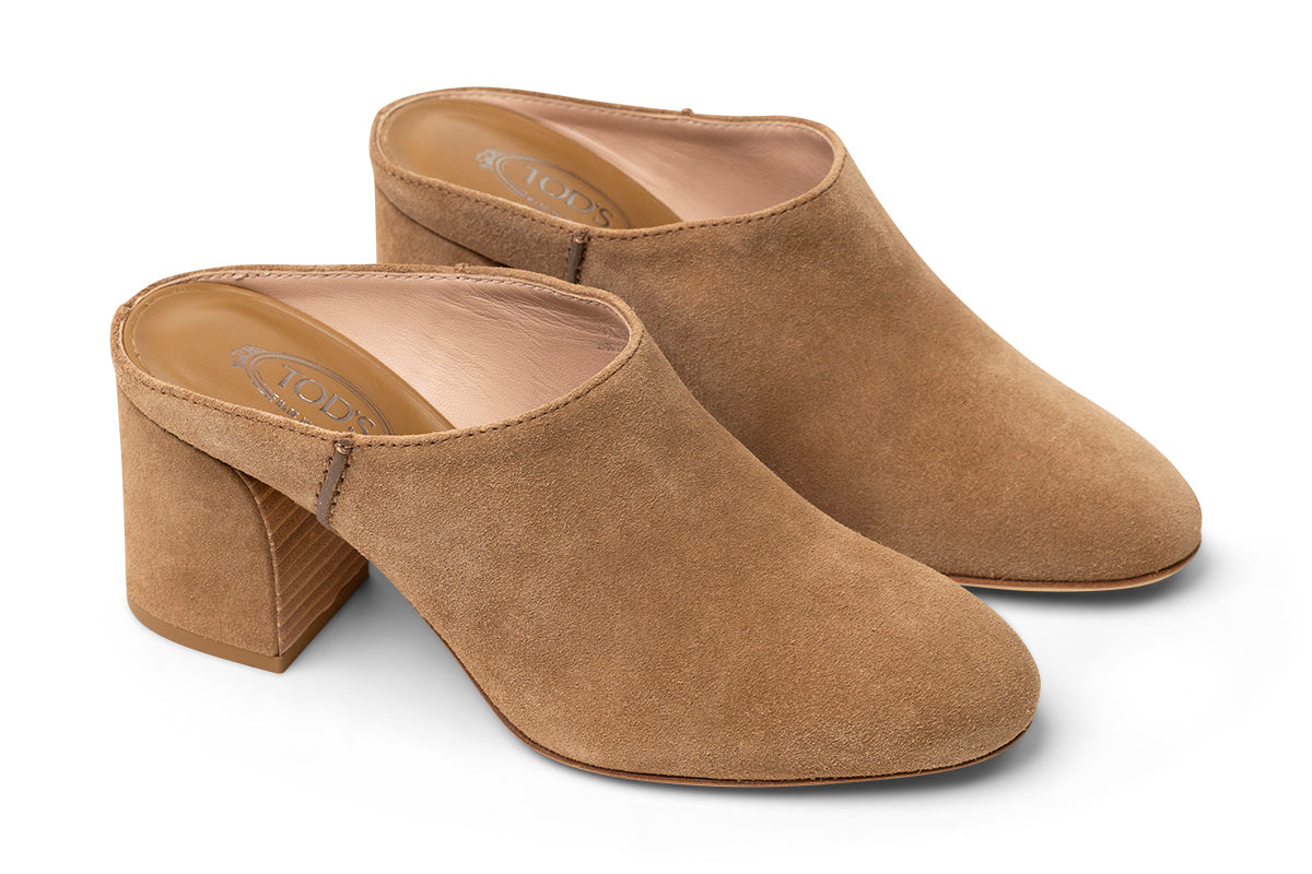 Tod's 80Mm Suede Mules