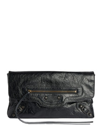Balenciaga Women Pochette Le City In Pelle Arena