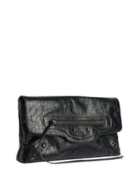 Balenciaga Women Pochette Le City In Pelle Arena