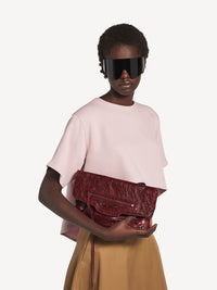 Balenciaga Women Pochette Le City In Pelle Arena