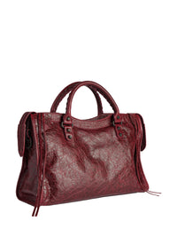 BALENCIAGA Le City Medium Bag In Arena Leather Women