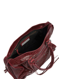 Balenciaga Women Le City Medium Bag In Arena Leather