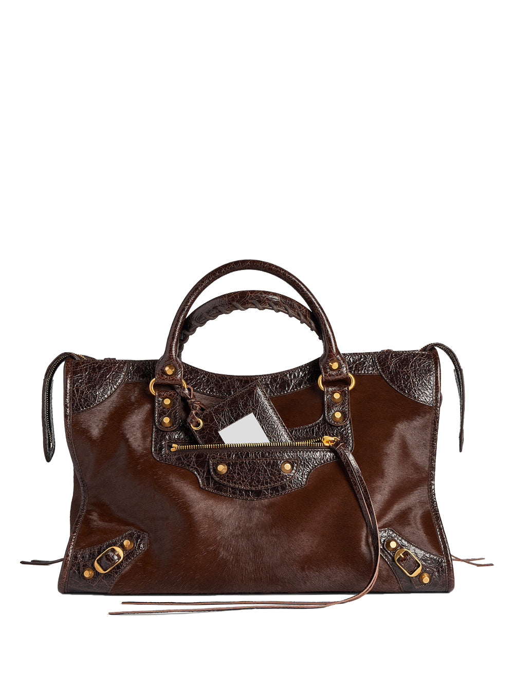 BALENCIAGA Borsa Le City Media In Cavallino E Pelle Arena Women