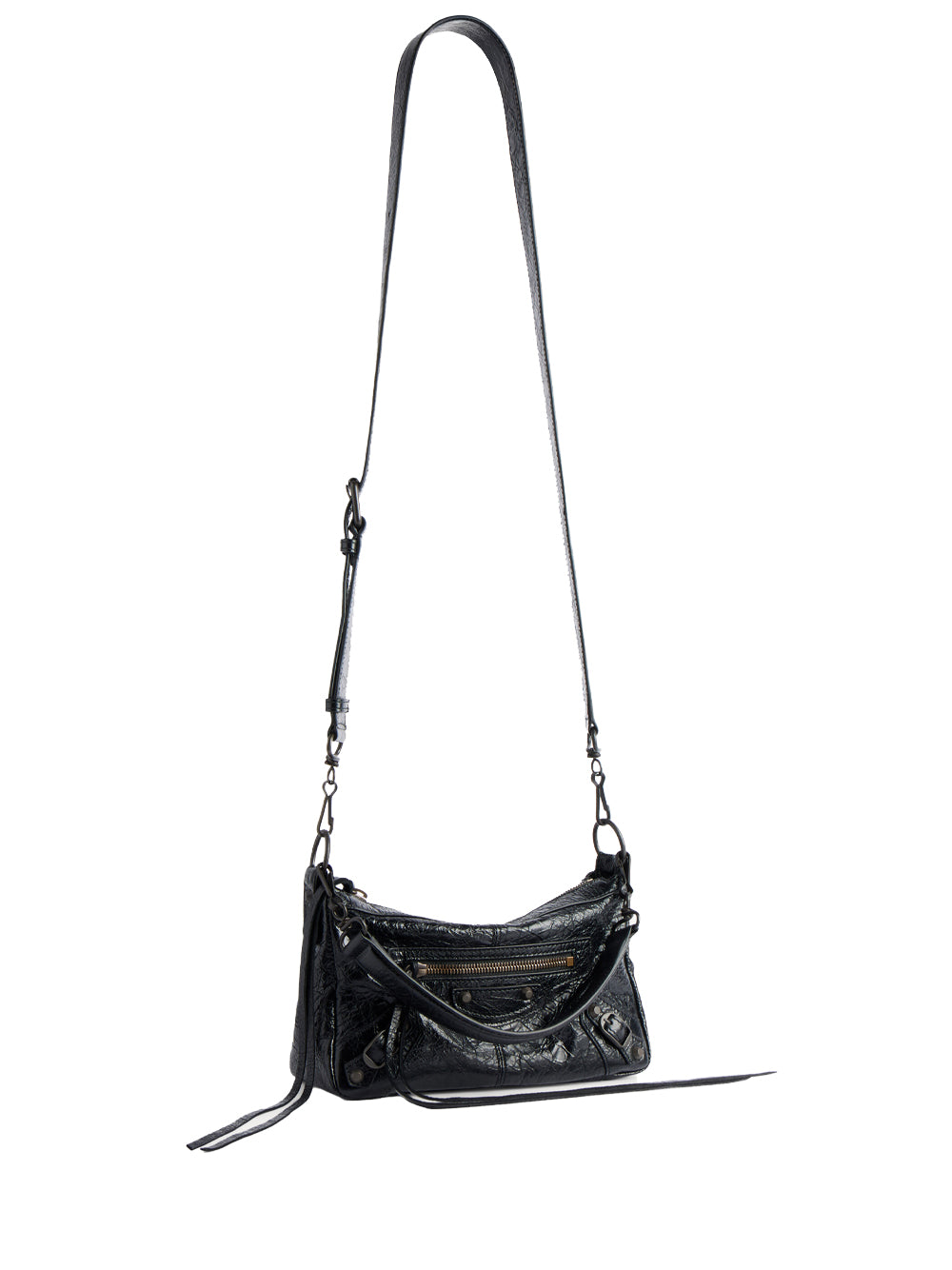 BALENCIAGA Le City Moto Mini In Pelle Arena Women