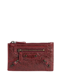 BALENCIAGA Le City Long Coin And Card Holder In Arena Leather Women