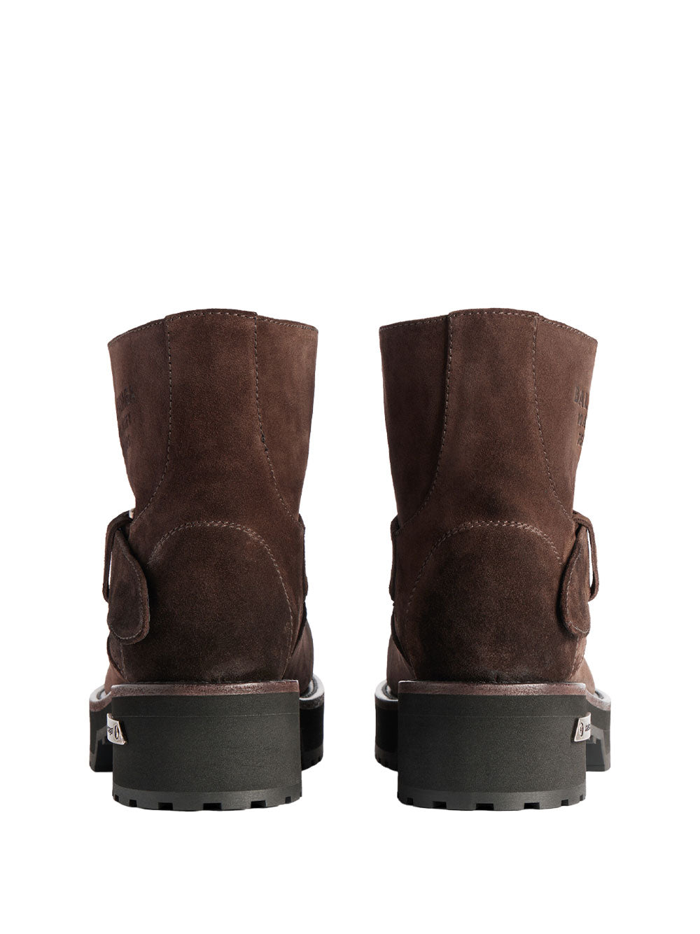 BALENCIAGA Venom Mini Bootie In Waxed Suede Calfskin Women