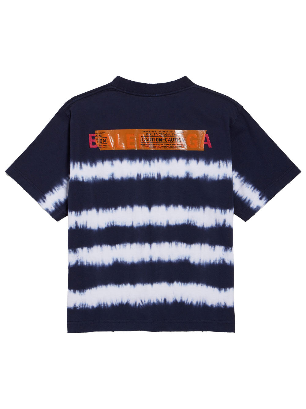 BALENCIAGA Taped And Dyed Medium Fit T-Shirt In Dry Jersey Women