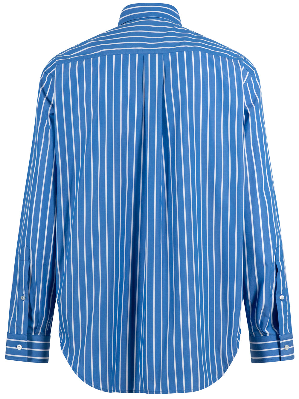 BALENCIAGA Regular Fit Striped Cotton Shirt Women