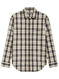 BALENCIAGA Regular Fit Shirt In Check Cotton Flannel Women