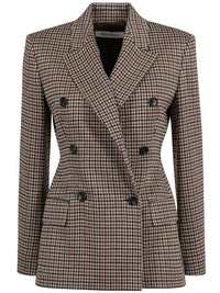 MAXMARA Eccelso Wool Blend Double Breasted Blazer Women