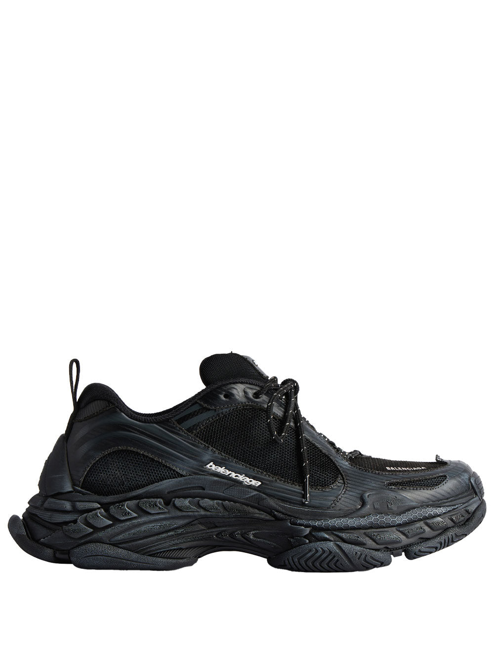 BALENCIAGA Triple S.2 Worn-Out Effect Mesh Sneakers Women