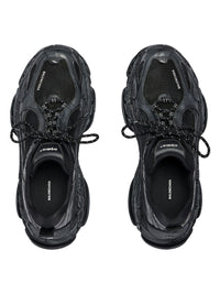 BALENCIAGA Triple S.2 Worn-Out Effect Mesh Sneakers Women