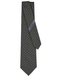 Ferragamo Men Gancini Silk Jacquard Tie