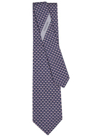 FERRAGAMO Tournament Print Silk Tie Women