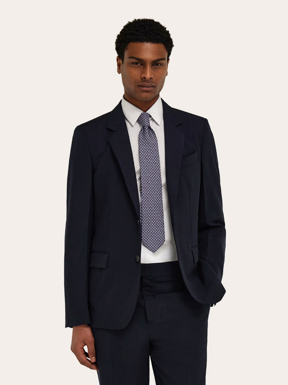 FERRAGAMO Tournament Print Silk Tie Women