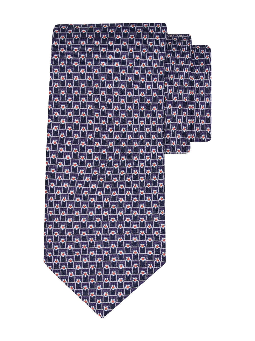FERRAGAMO Tournament Print Silk Tie Women