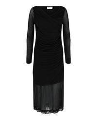 Ferragamo Womens Ruched Long Sleeve Mini Dress