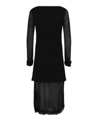 Ferragamo Womens Ruched Long Sleeve Mini Dress