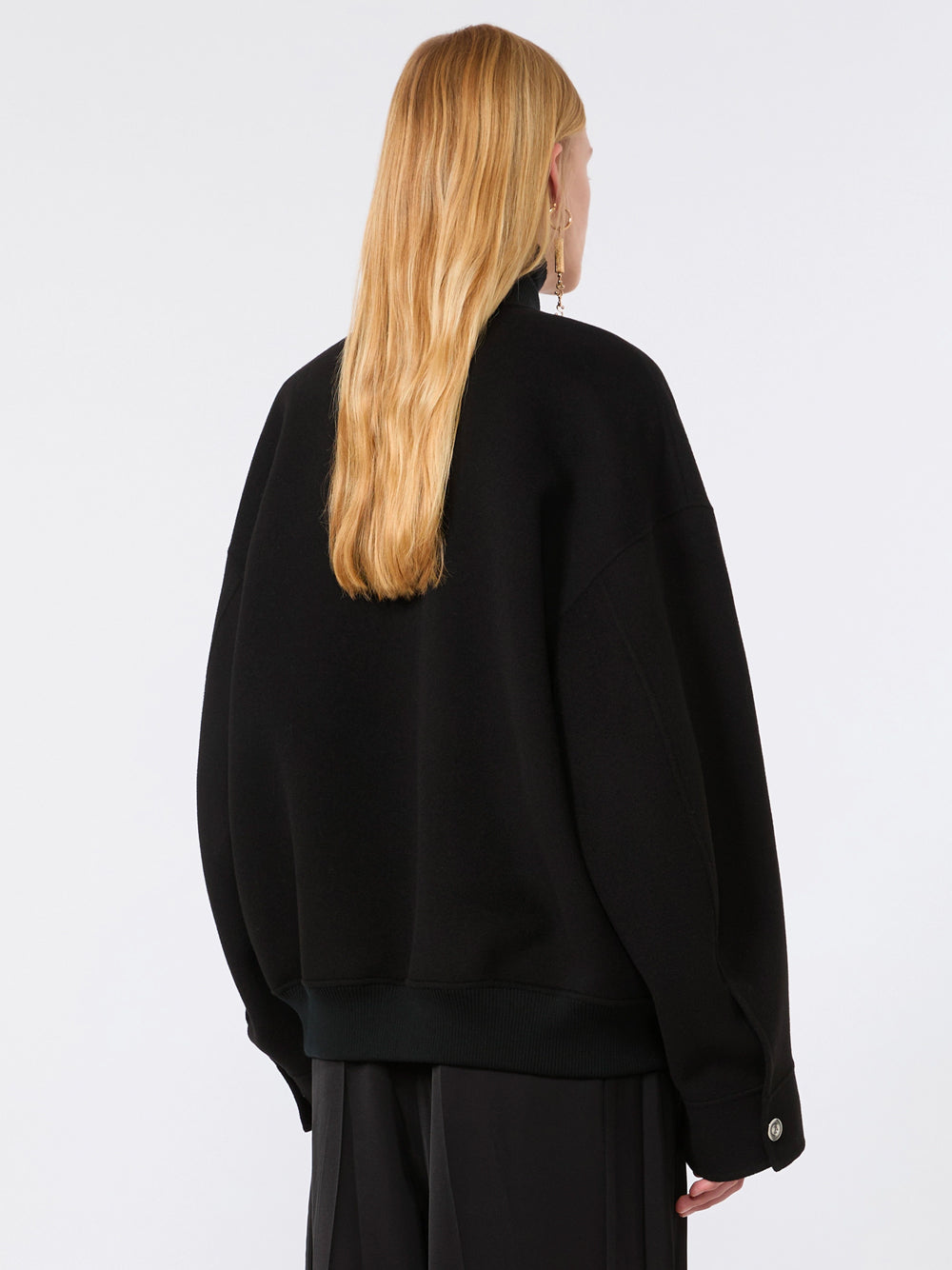 SPORTMAX Sportmax Women Bomber In Double Di Pura Lana
