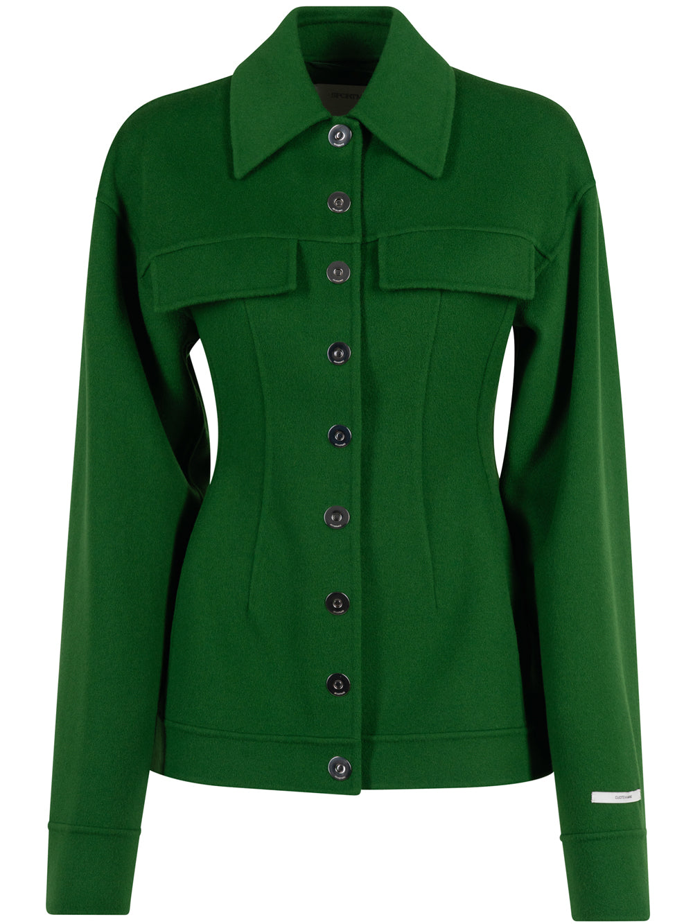 SPORTMAX Shaped Jacket In Pure Wool Women