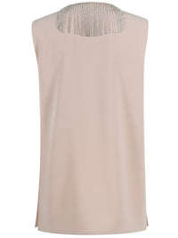 Sportmax Women Sleeveless Top With Rhinestone