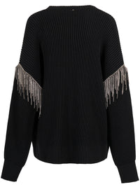 SPORTMAX Removable Sleeves Wool Cardigan With Rhinestone Women