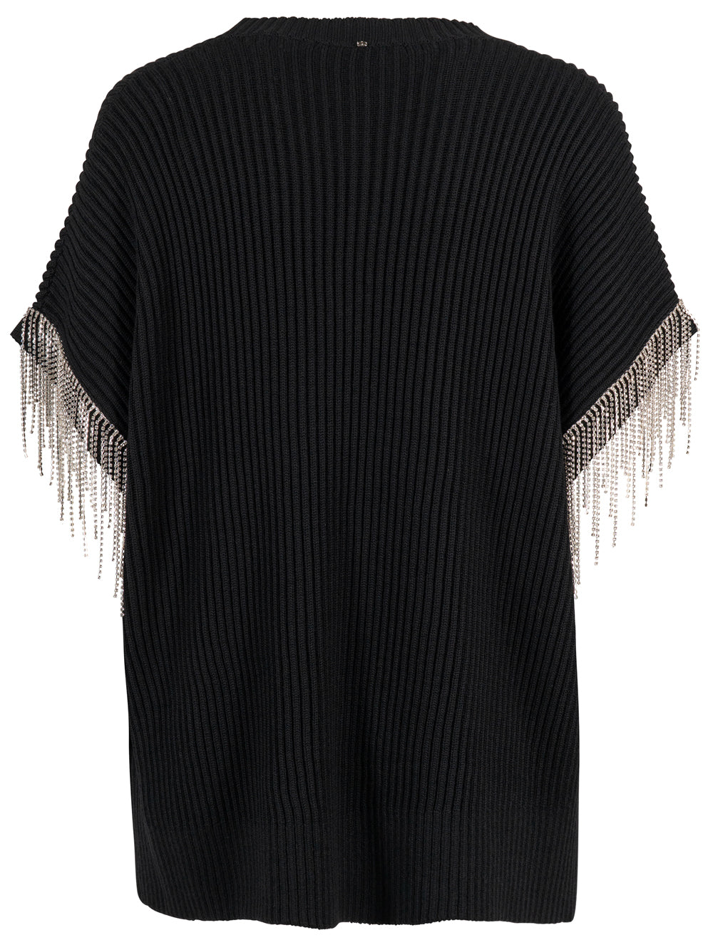 SPORTMAX Removable Sleeves Wool Cardigan With Rhinestone Women