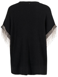 SPORTMAX Removable Sleeves Wool Cardigan With Rhinestone Women