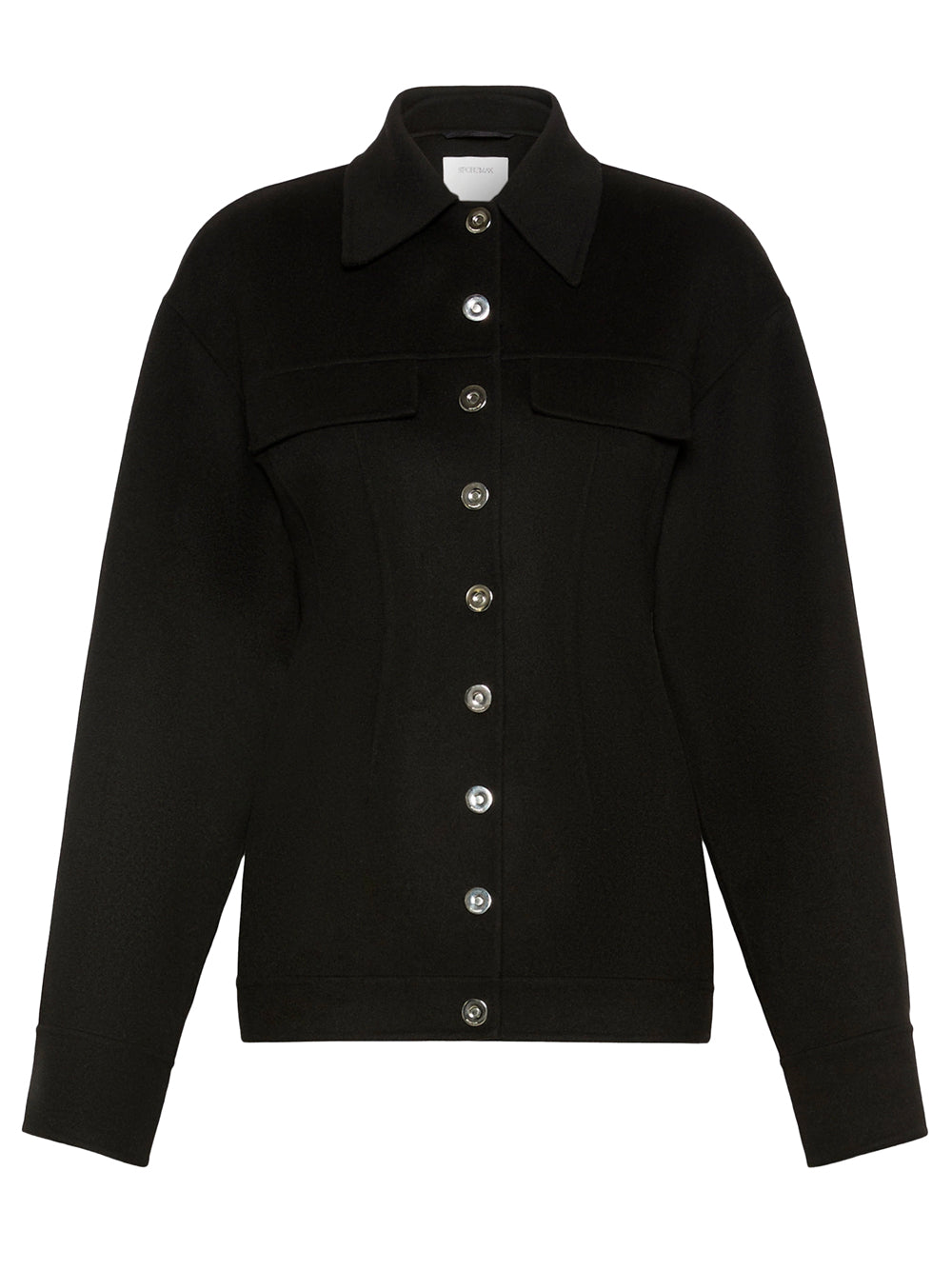 SPORTMAX Shaped Jacket In Pure Wool Women