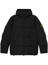 Stone Island Men Piumino Resistente Al Vento Con Antigoccia