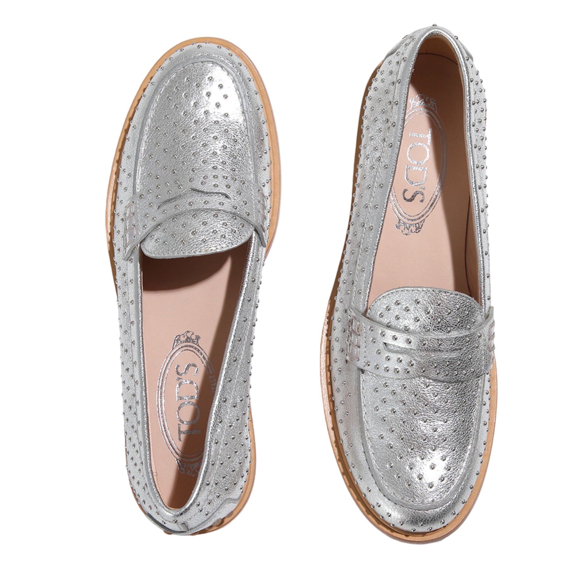 Tod's Stud-Embellished Loafers