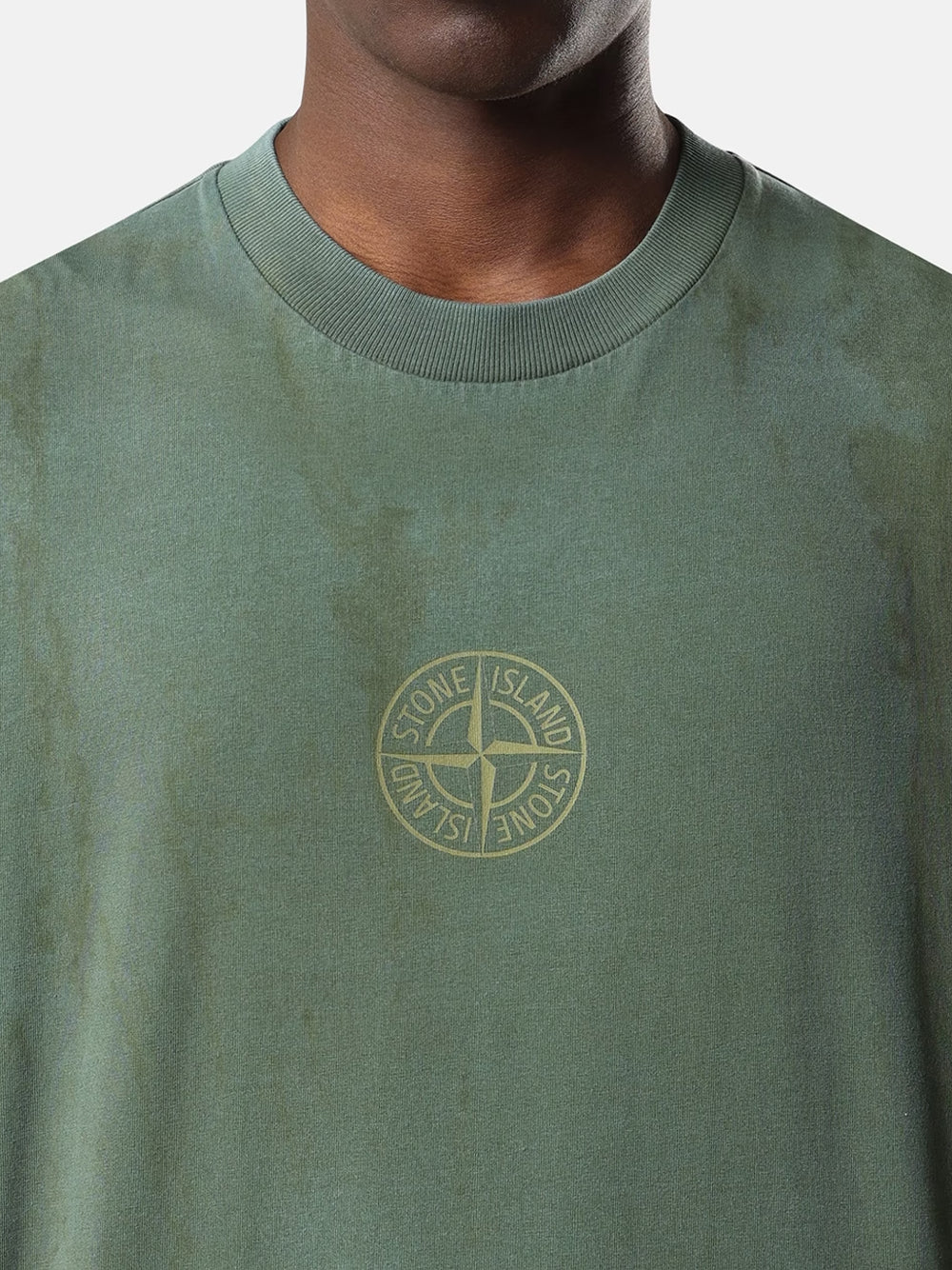 STONE ISLAND T-Shirt Vestibilità Regular Con Stampa "Bark Tee" Women