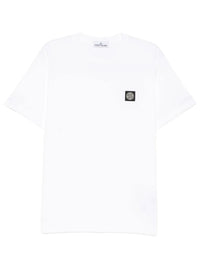 Stone Island Men Slim Fit T-Shirt With Compass Badge