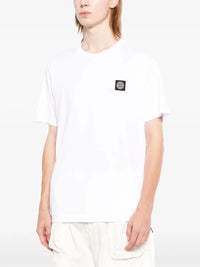 Stone Island Men Slim Fit T-Shirt With Compass Badge