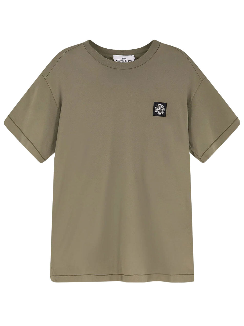 STONE ISLAND Slim Fit T-Shirt With Compass Badge Women