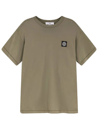 STONE ISLAND Slim Fit T-Shirt With Compass Badge Women